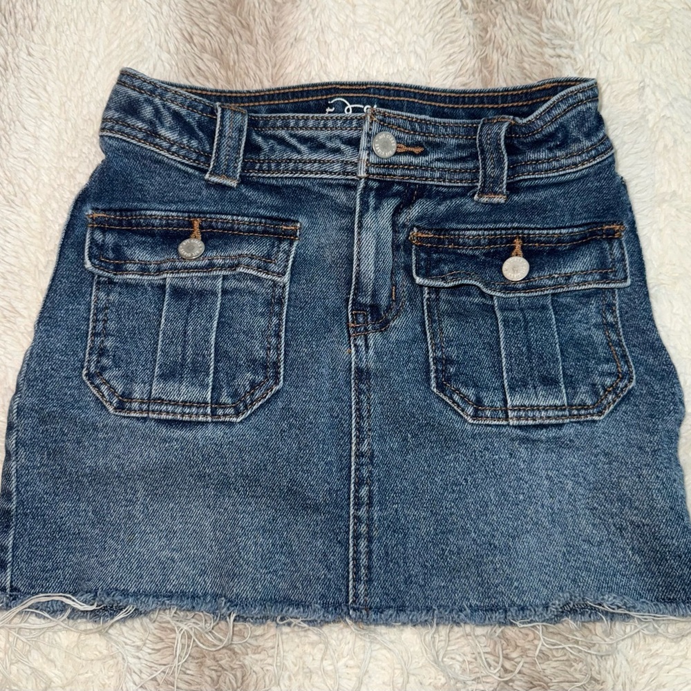 Denim Mini Skirt